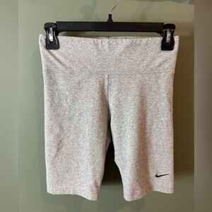 Nike Women's Heather Gray Bike Shorts
